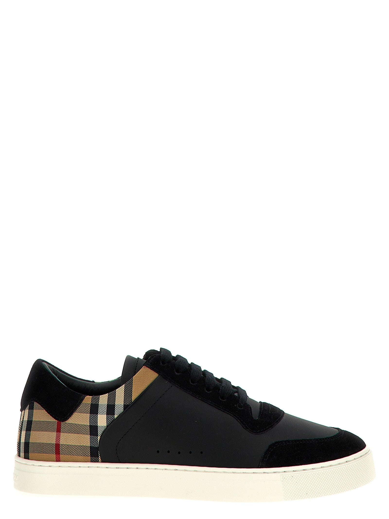 Burberry Check Insert Sneakers Black
