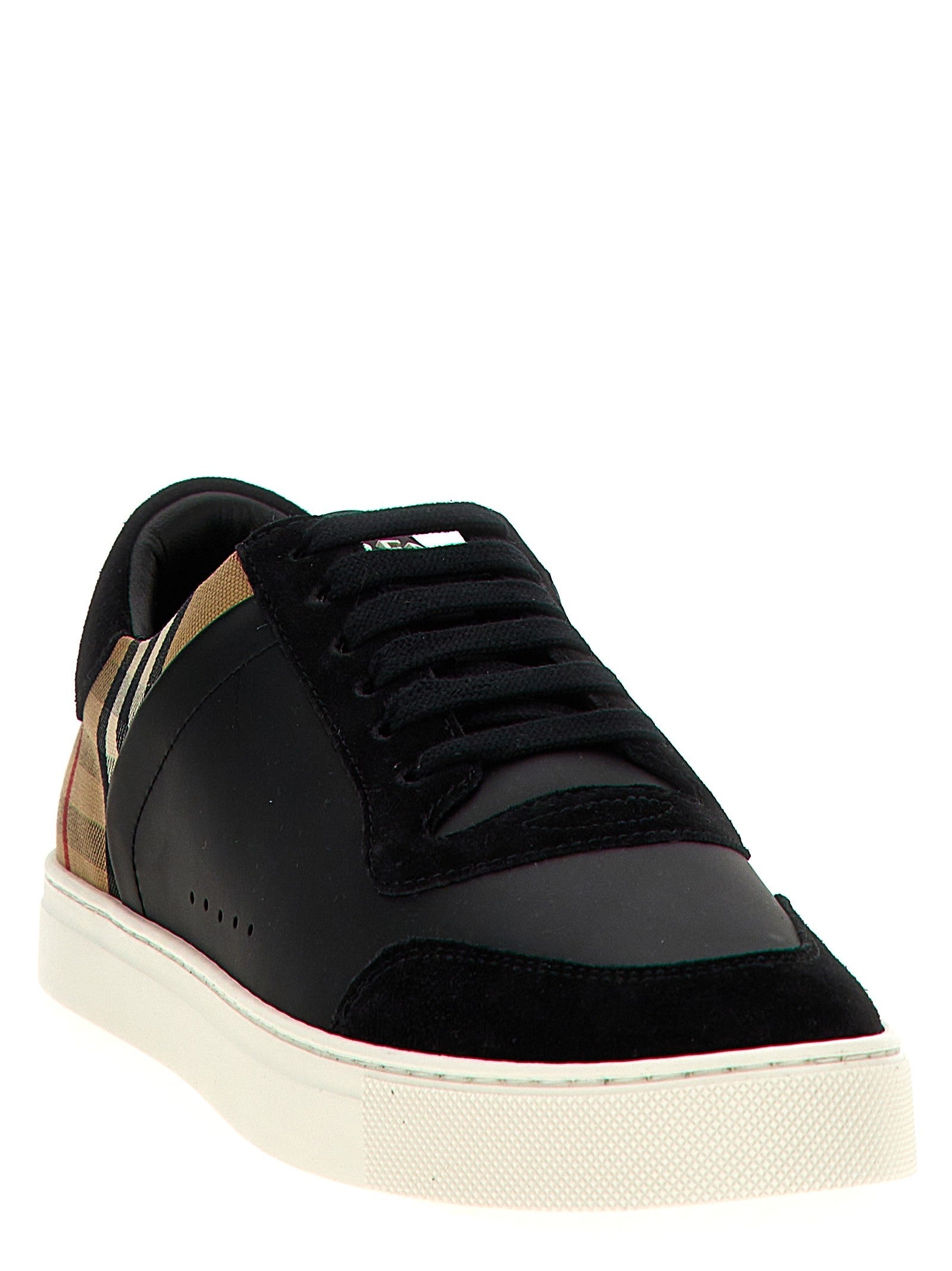 Burberry Check Insert Sneakers Black