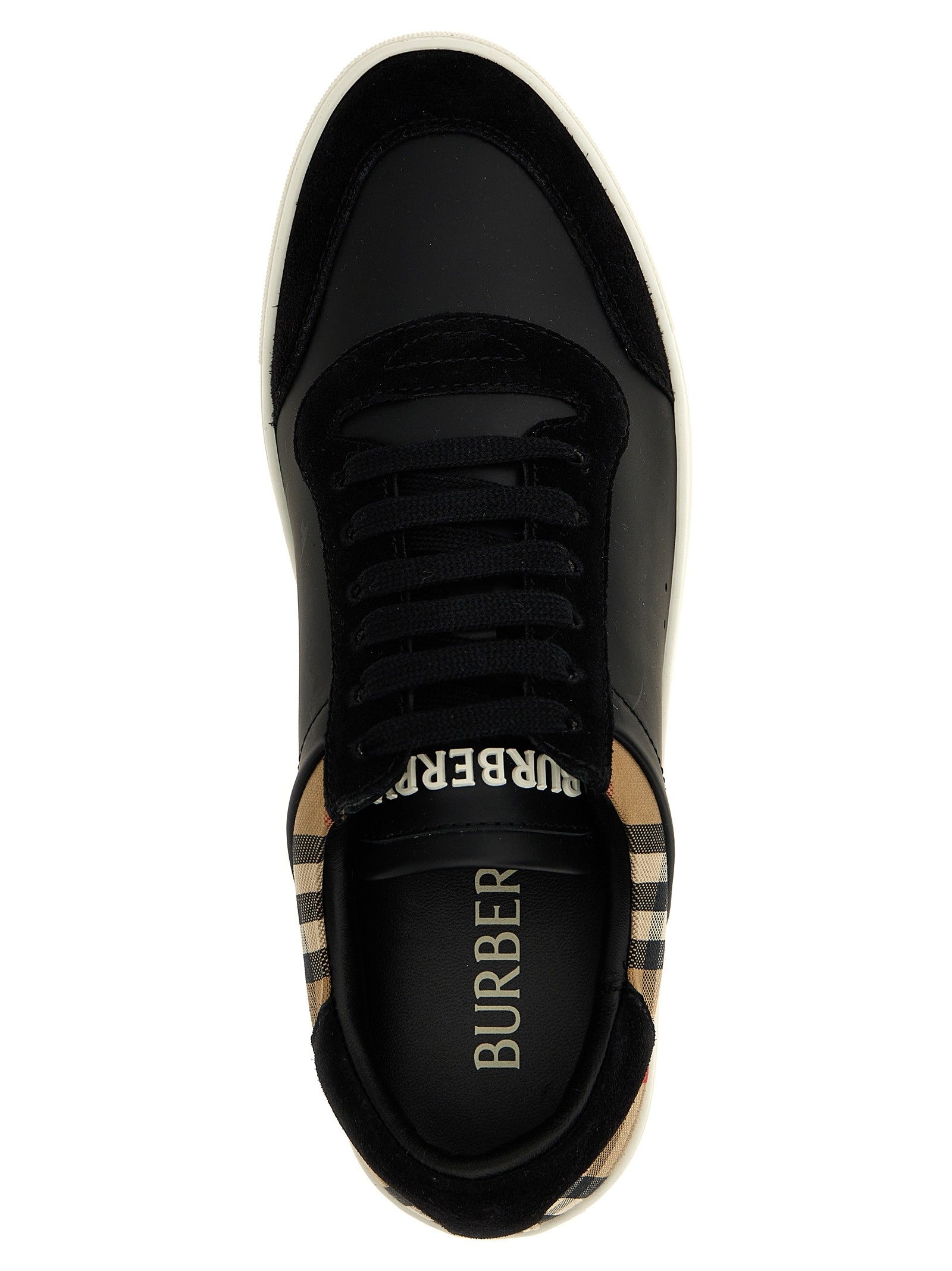 Burberry Check Insert Sneakers Black