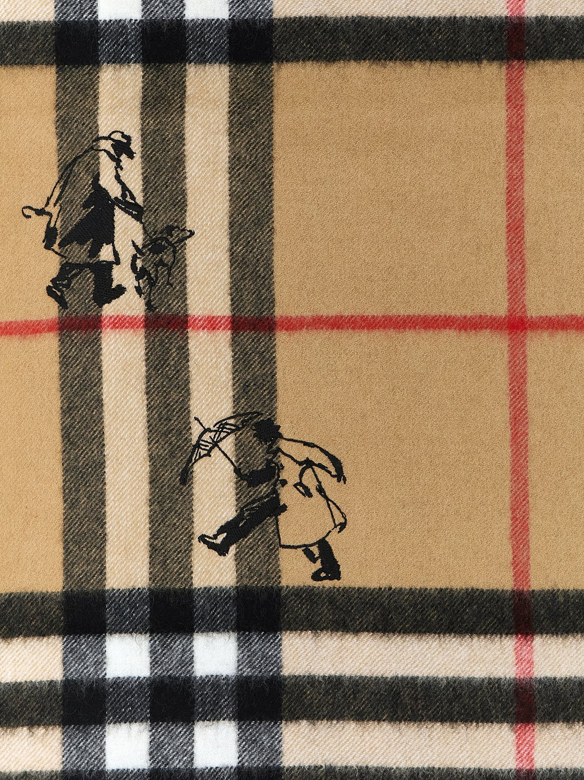 Burberry Check Mates Scarf Beige, view 3