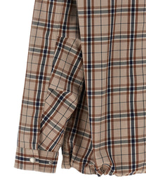 Comme Des Garҫons Homme Check Overshirt Beige