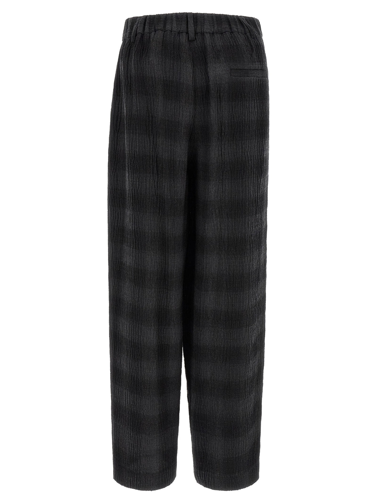TELA Check Pants Grey, view 2