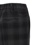 TELA Check Pants Grey, view 4