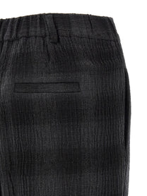 TELA Check Pants Grey