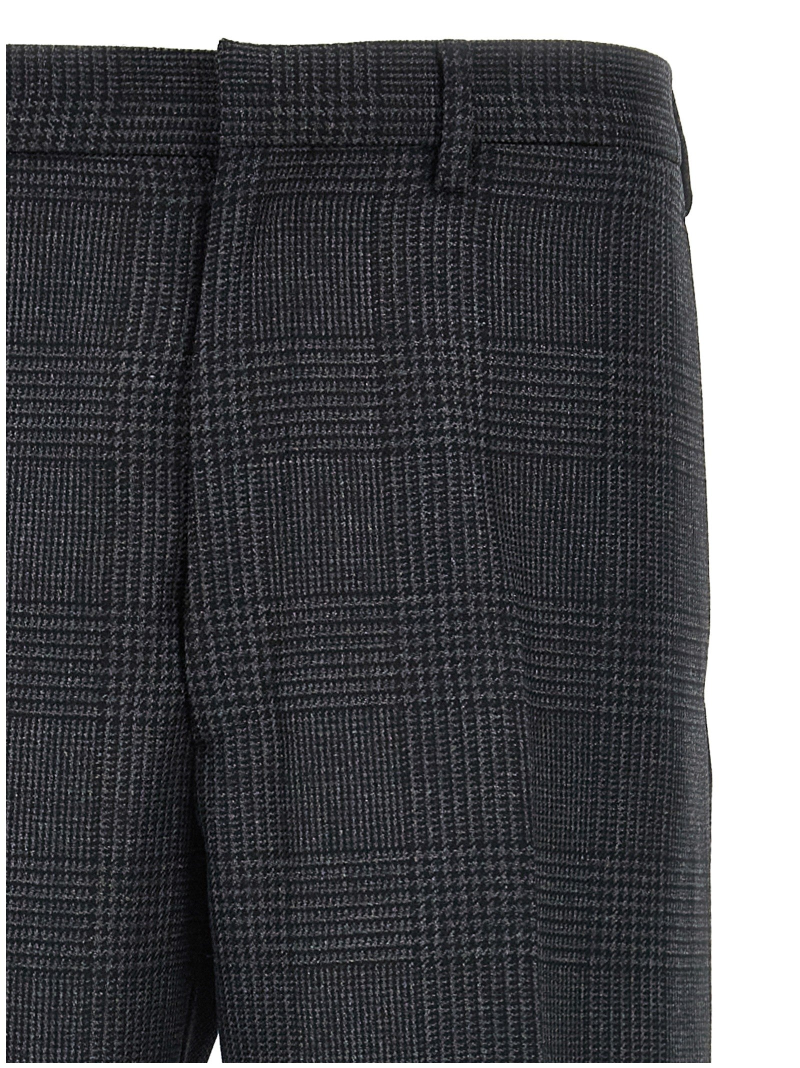 PRADA Check Pants Grey