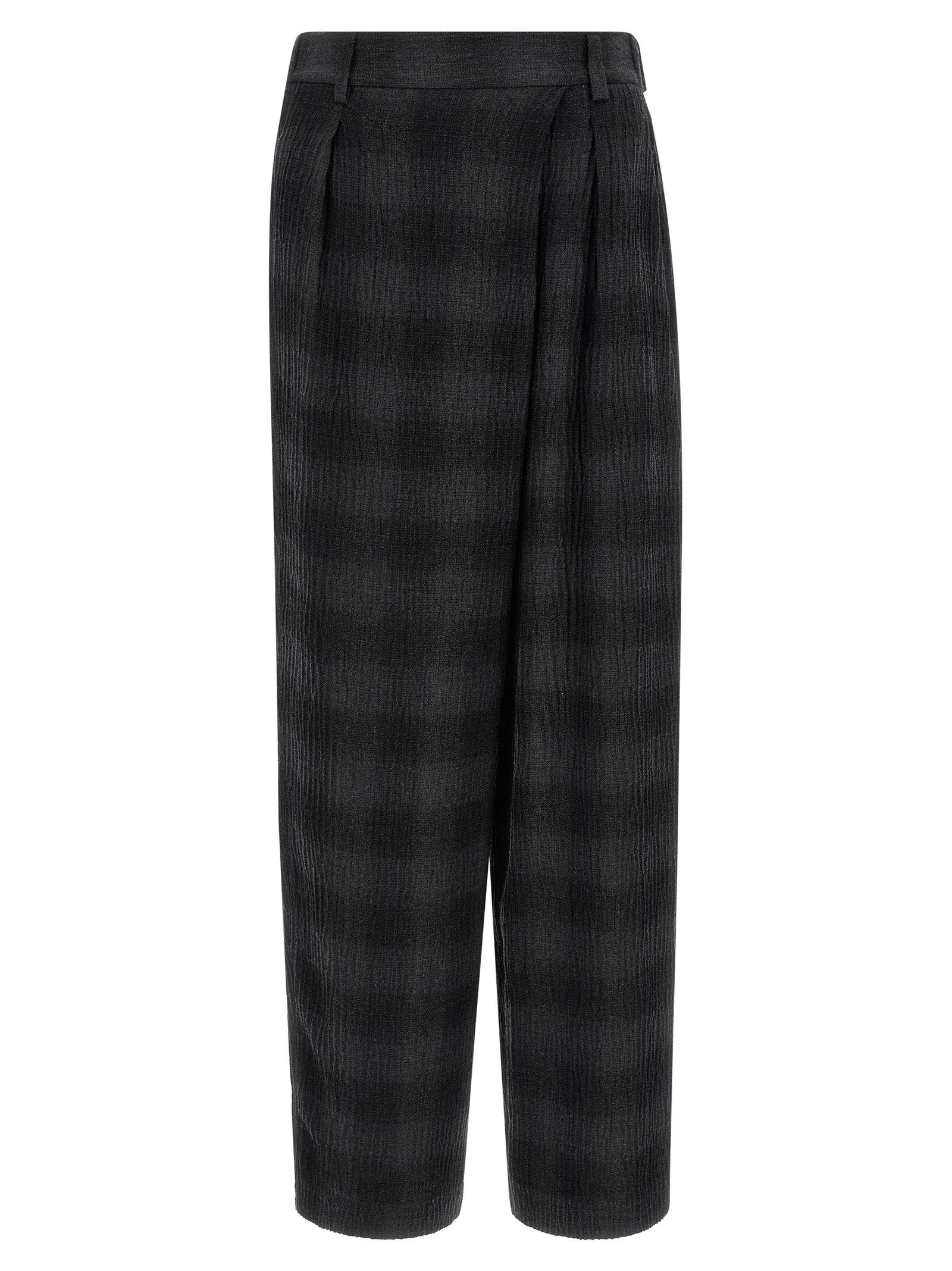 TELA Check Pants Grey