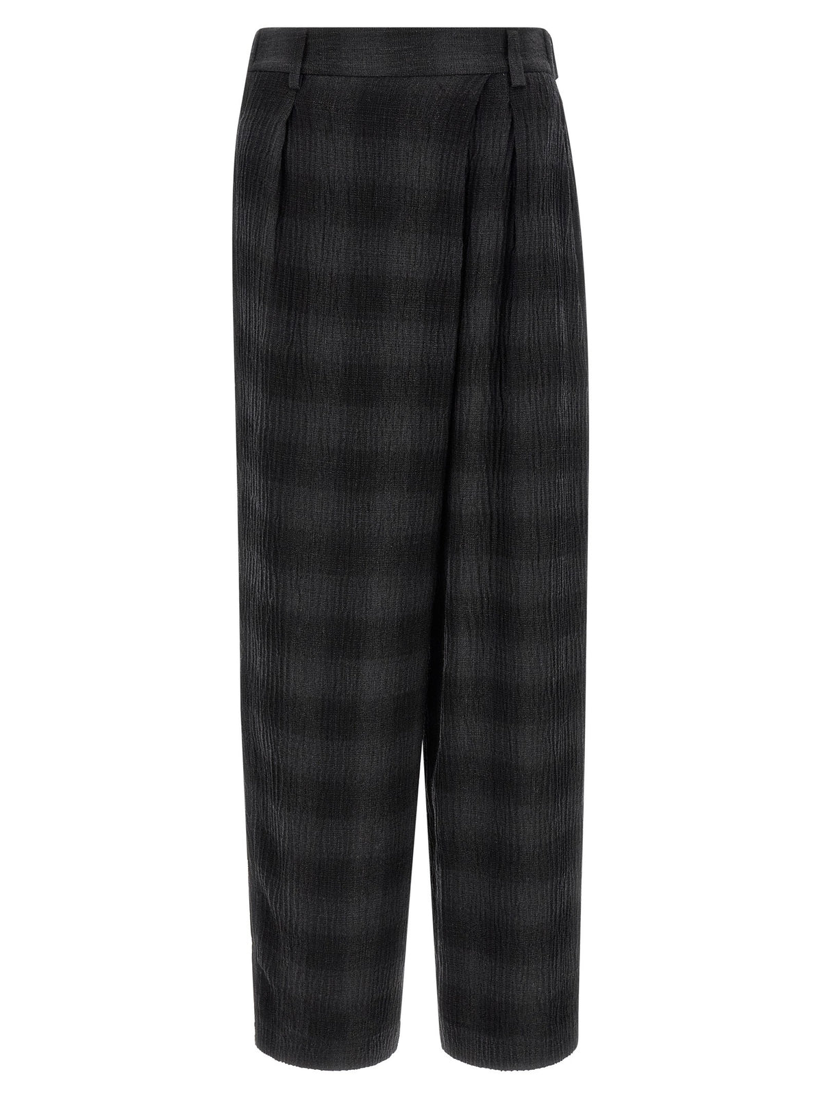 TELA Check Pants Grey