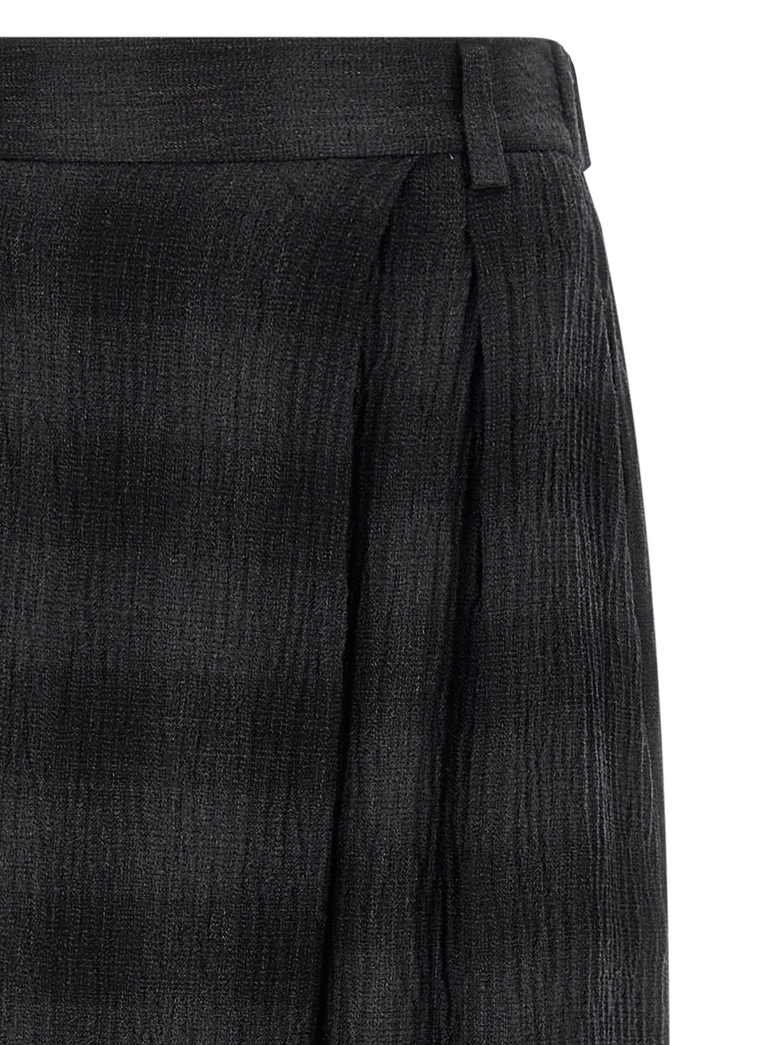 TELA Check Pants Grey