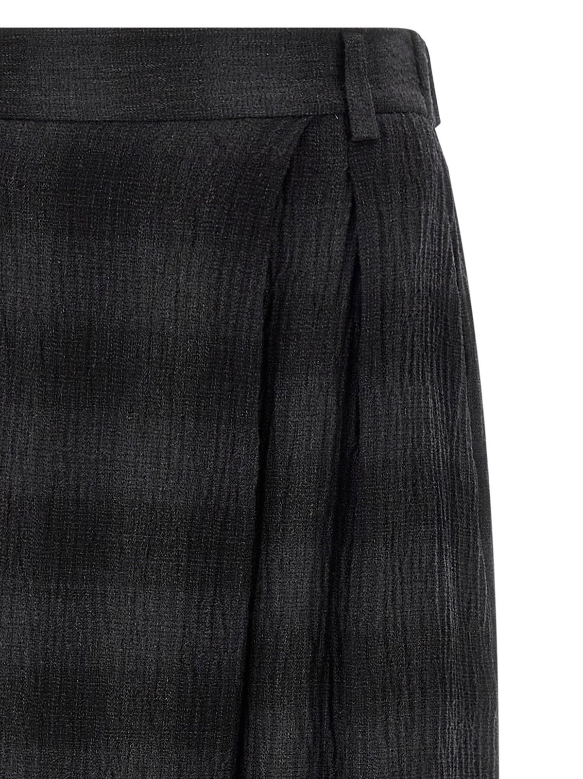 TELA Check Pants Grey, view 3