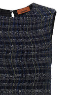 Missoni Check Pattern Dress Gold, view 3