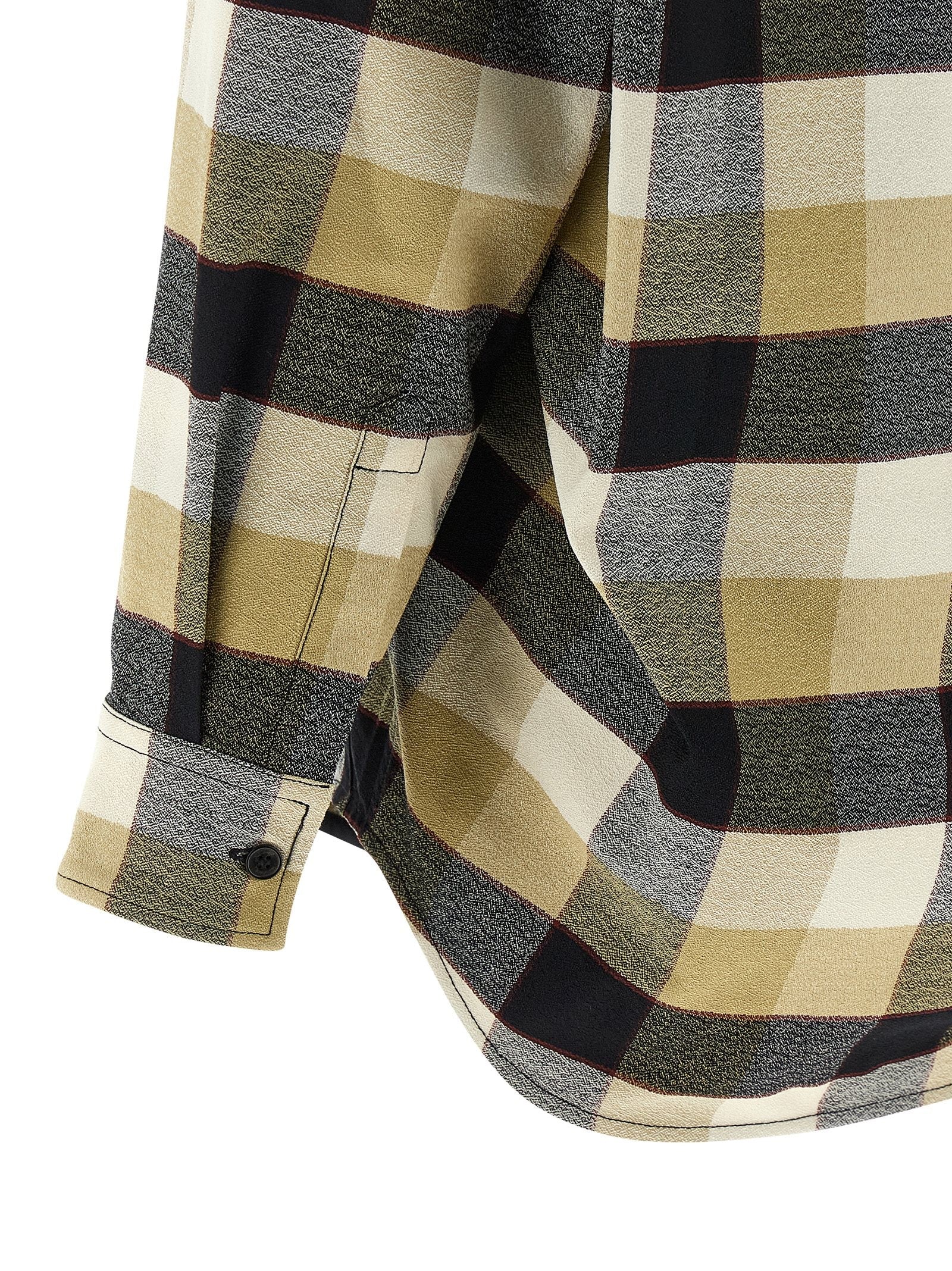 Missoni Check Pattern Shirt Beige