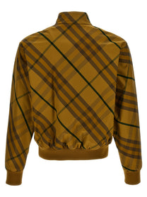 Burberry Check Print Jacket Yellow