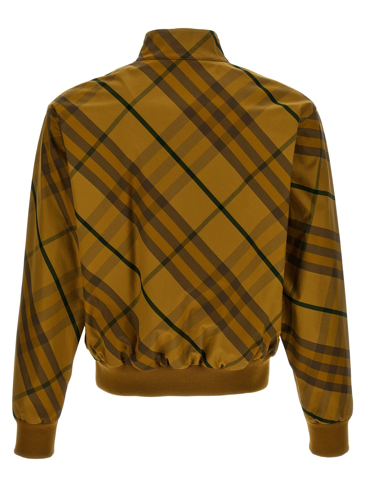 Burberry Check Print Jacket Yellow, view 2