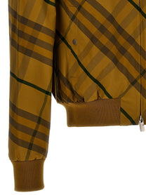 Burberry Check Print Jacket Yellow