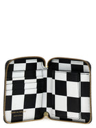 Comme Des Garcons Wallet Check Print Wallet Black, view 3