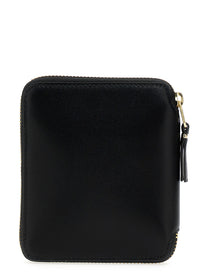 Comme Des Garcons Wallet Check Print Wallet Black