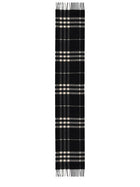 Burberry Men's Check Scarf Black