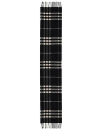 Burberry Men's Check Scarf Black