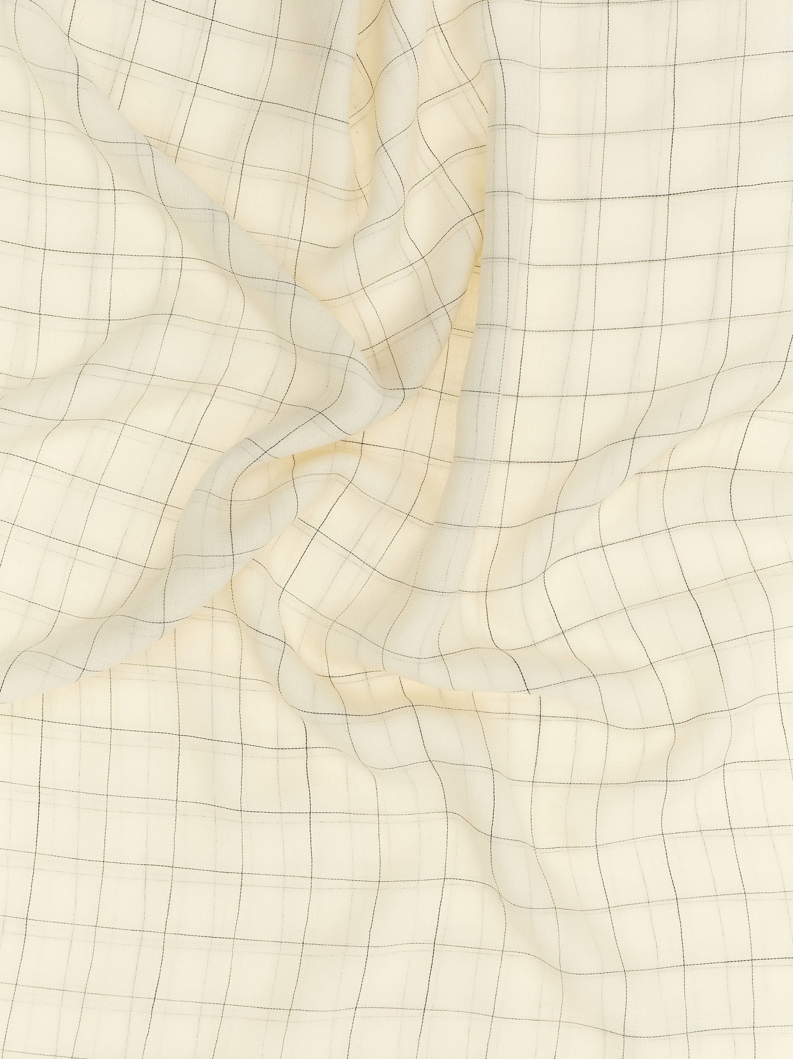 Toteme Check Scarf White