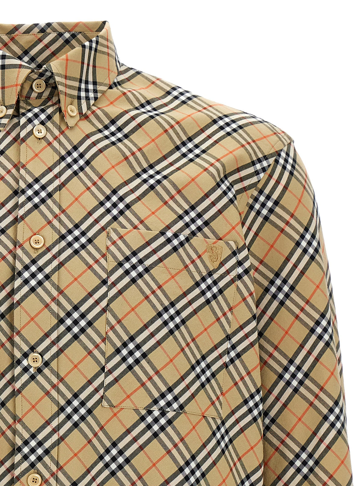 Burberry Check Shirt Beige, view 3