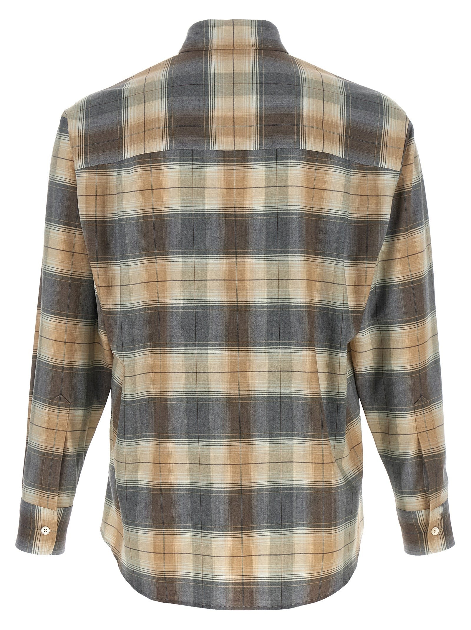 AURALEE Check Shirt Brown
