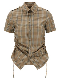 Burberry Check Shirt Gold