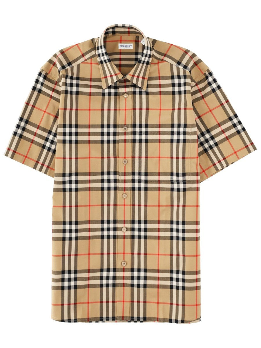 Burberry Men's Check Shirt Multicolor