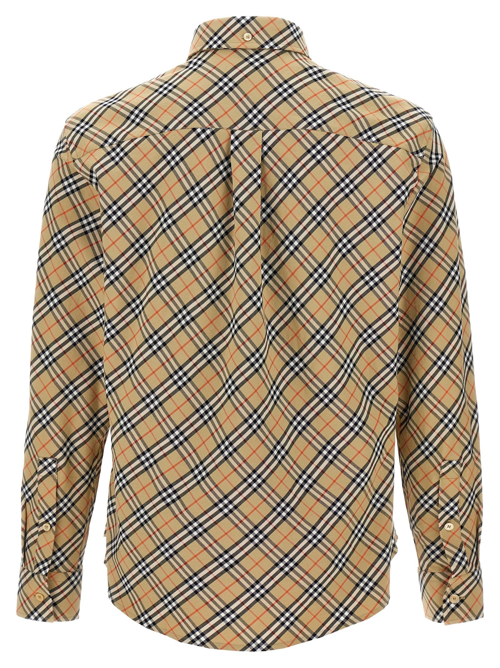 Burberry Check Shirt Beige
