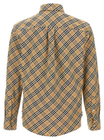 Burberry Check Shirt Beige