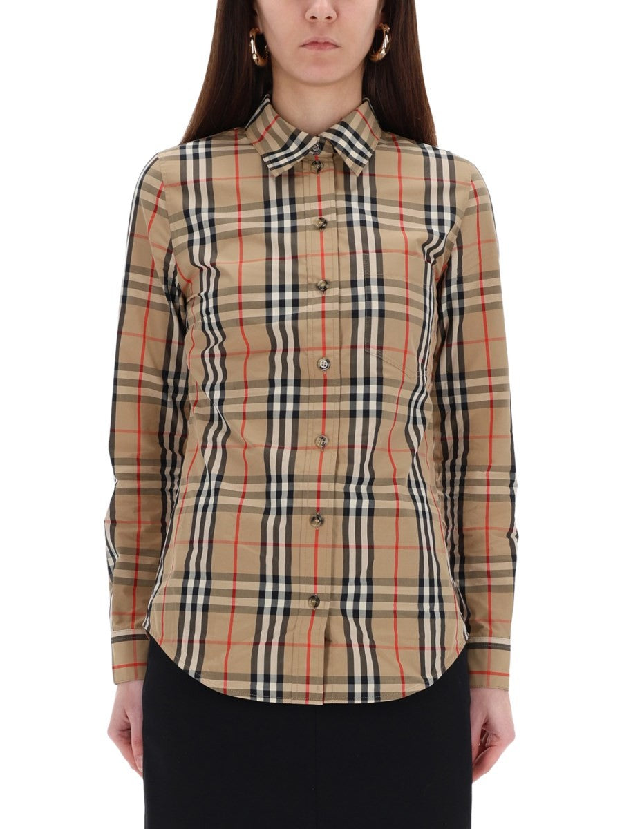 Burberry Women's Check Shirt Multicolor
