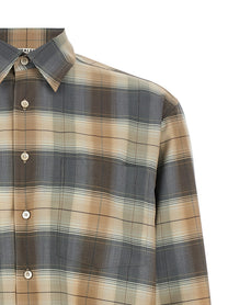AURALEE Check Shirt Brown
