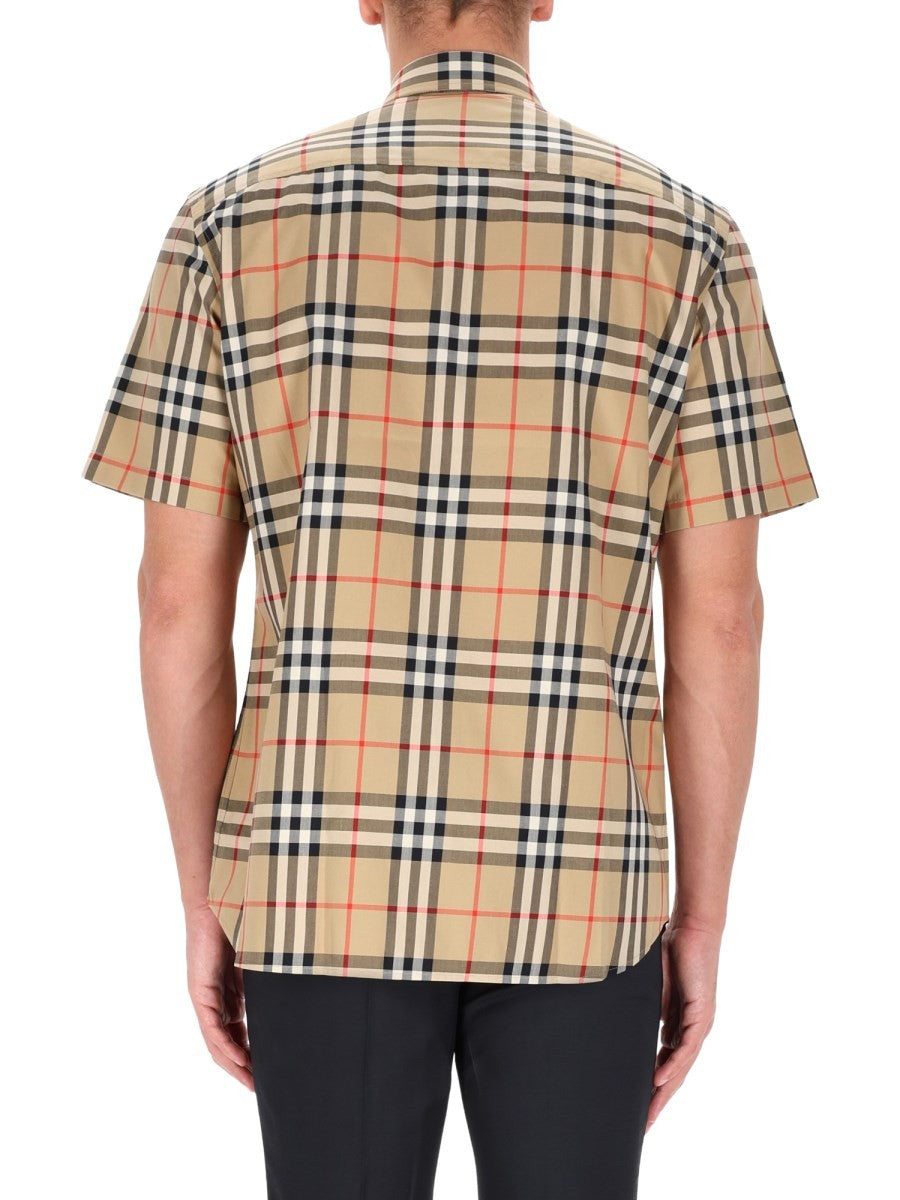 Burberry Men's Check Shirt Multicolor
