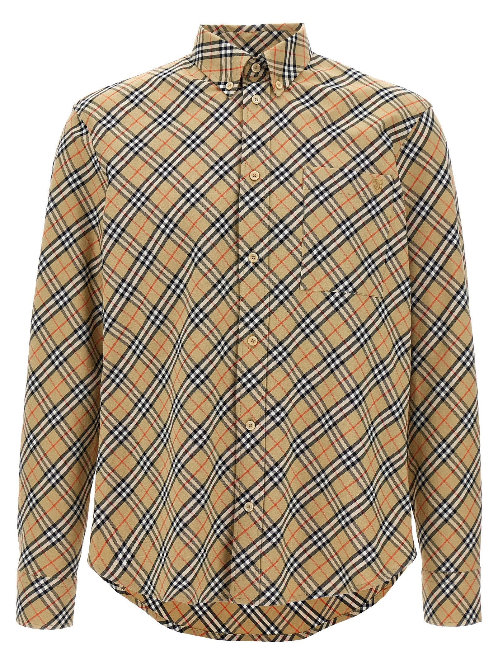 Burberry Check Shirt Beige