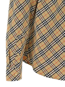 Burberry Check Shirt Beige