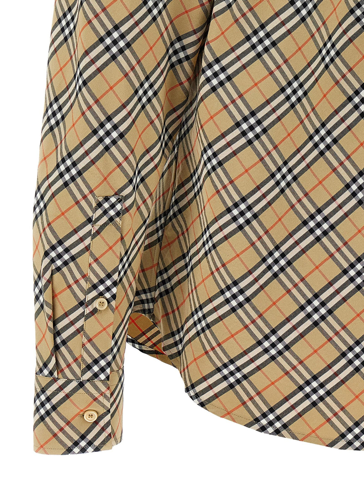 Burberry Check Shirt Beige, view 4