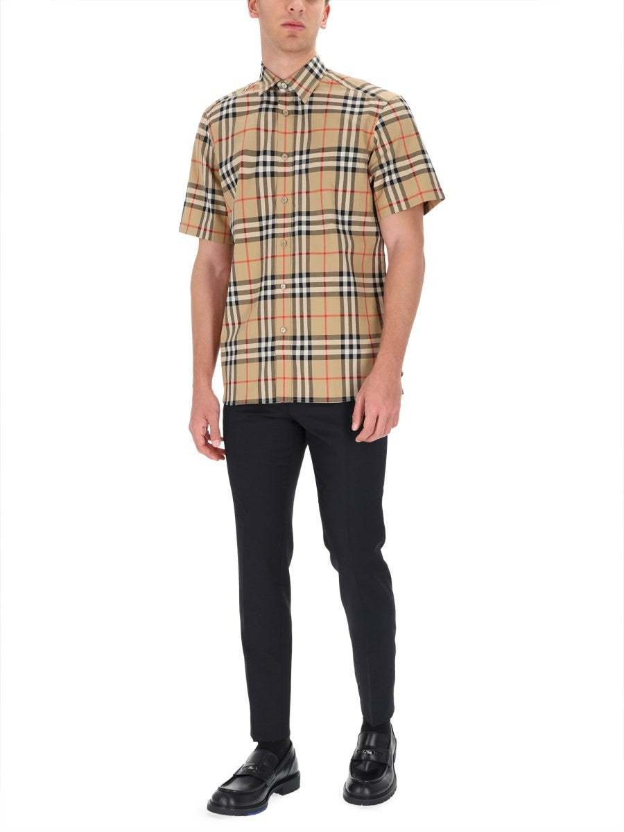 Burberry Men's Check Shirt Multicolor