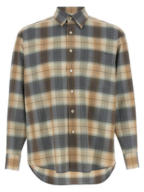AURALEE Check Shirt Brown