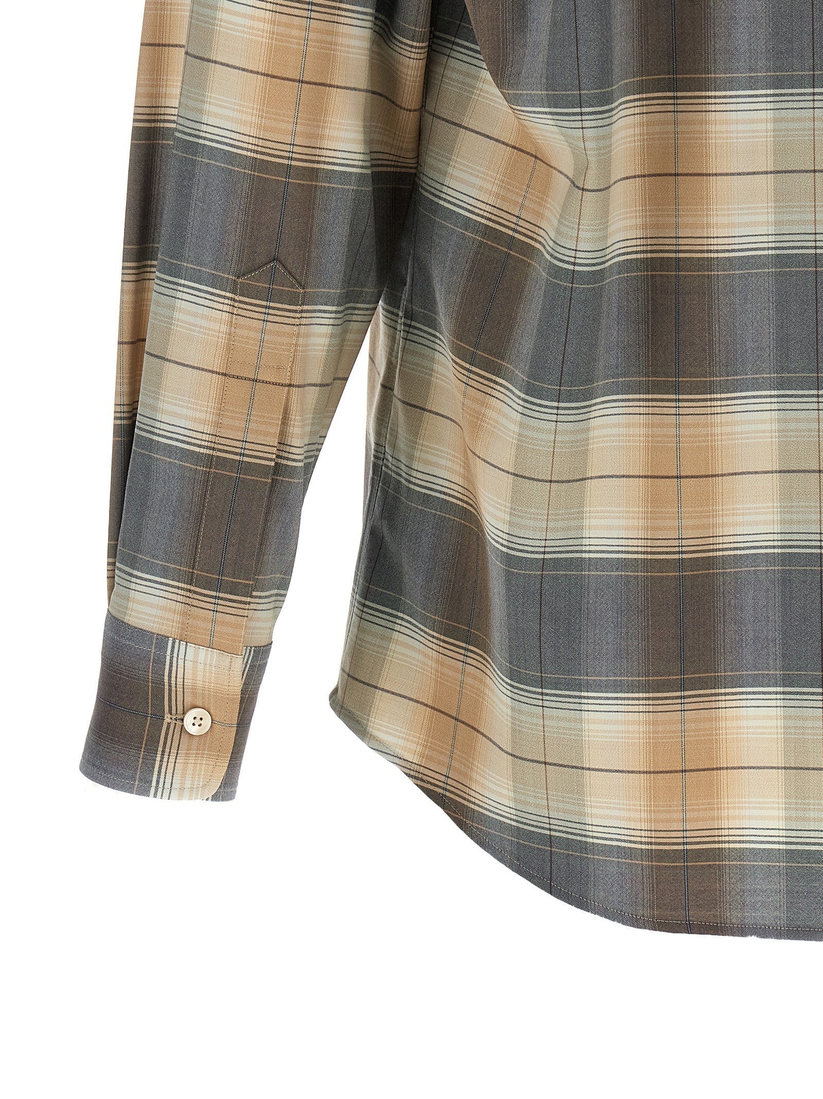 AURALEE Check Shirt Brown