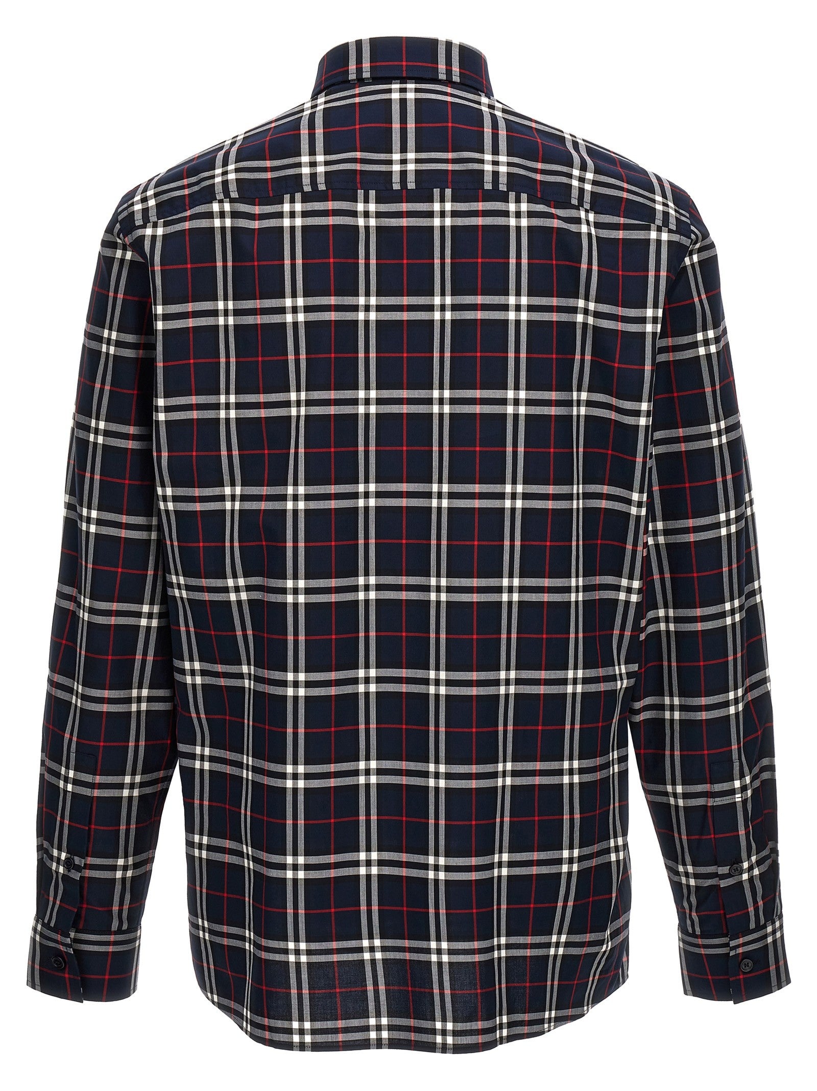 Burberry Check Shirt Blue