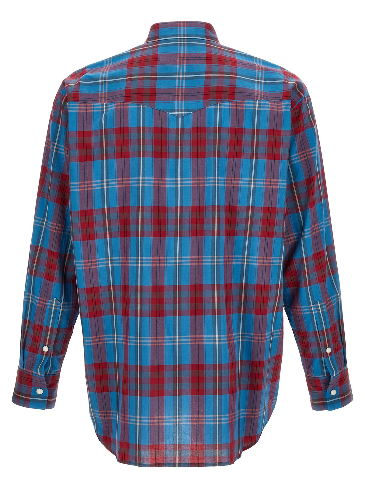 AURALEE Check Shirt Blue, view 2