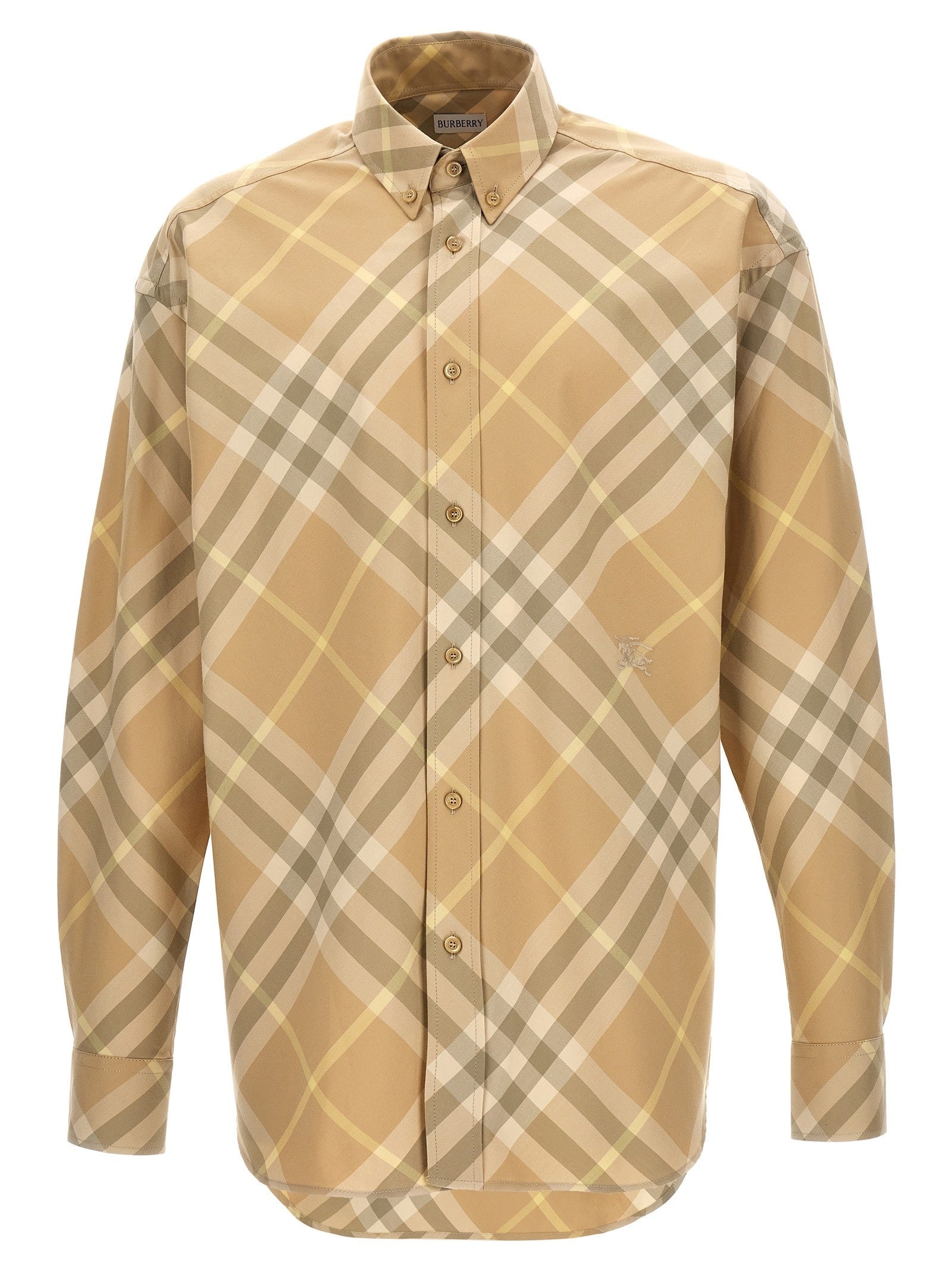 Burberry Check Shirt Beige