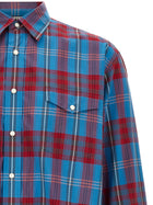 AURALEE Check Shirt Blue, view 3