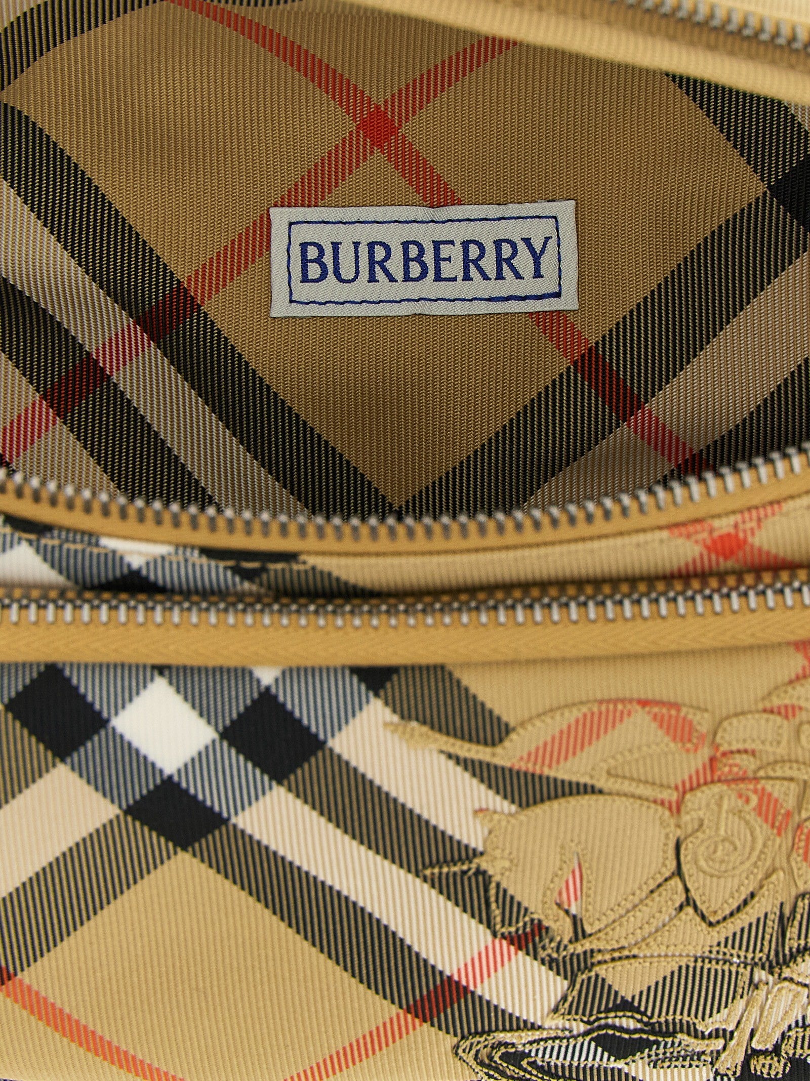 Burberry Check Small Fanny Pack Beige