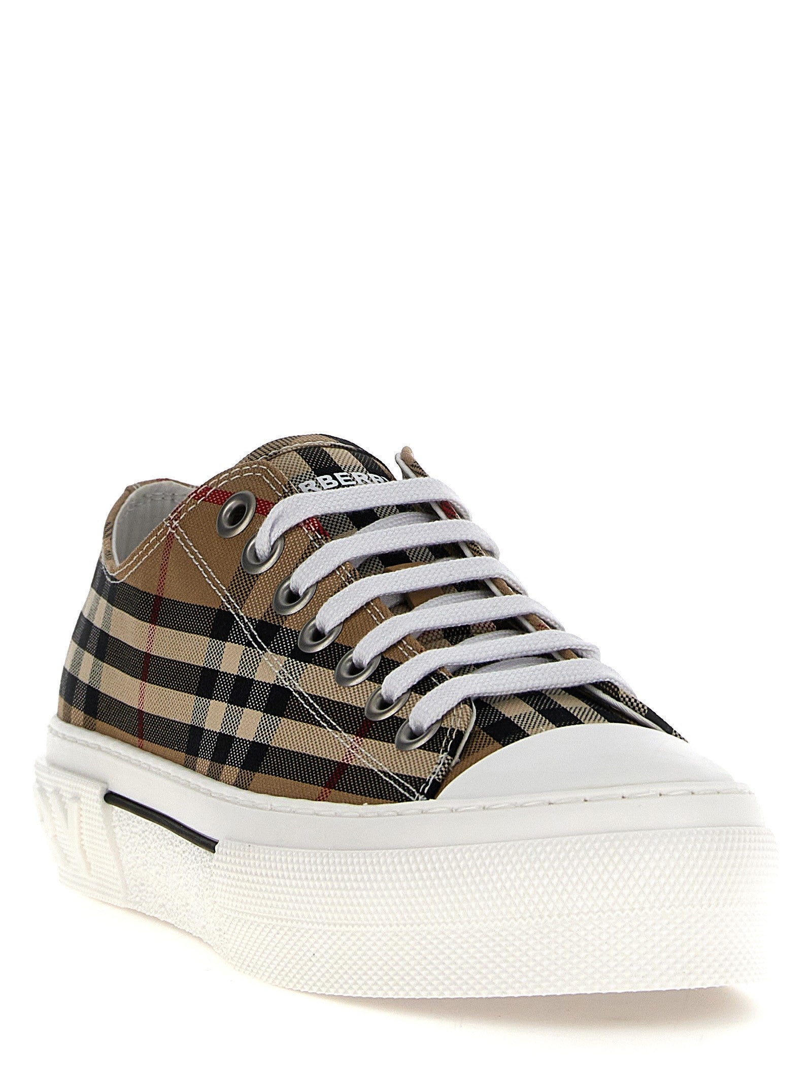 Burberry Check Sneakers Beige