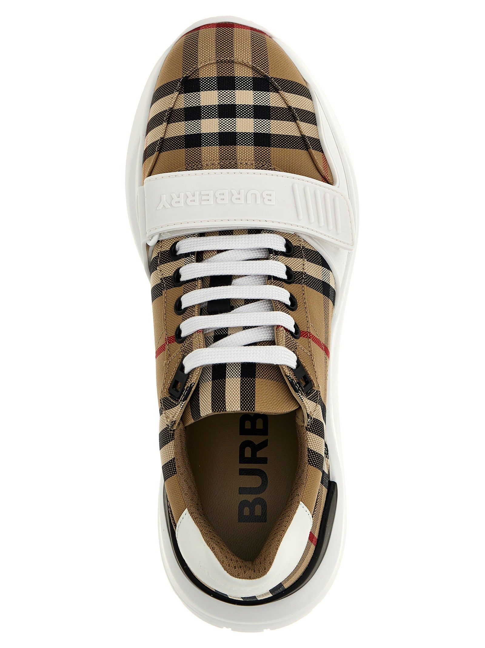 Burberry Check Sneakers Beige