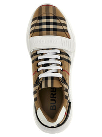Burberry Check Sneakers Beige