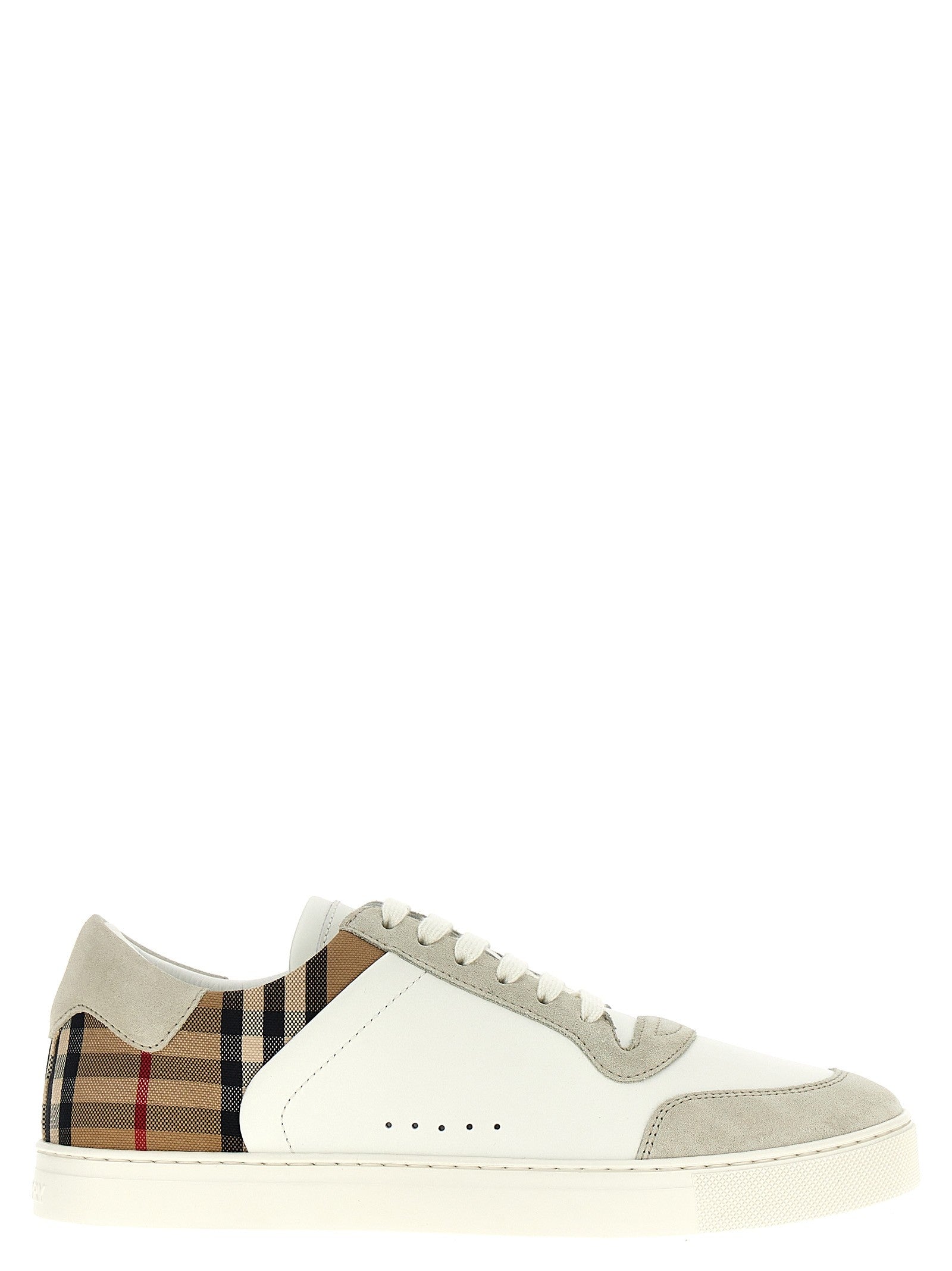 Burberry Check Sneakers Gold