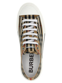 Burberry Check Sneakers Beige