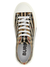 Burberry Check Sneakers Beige