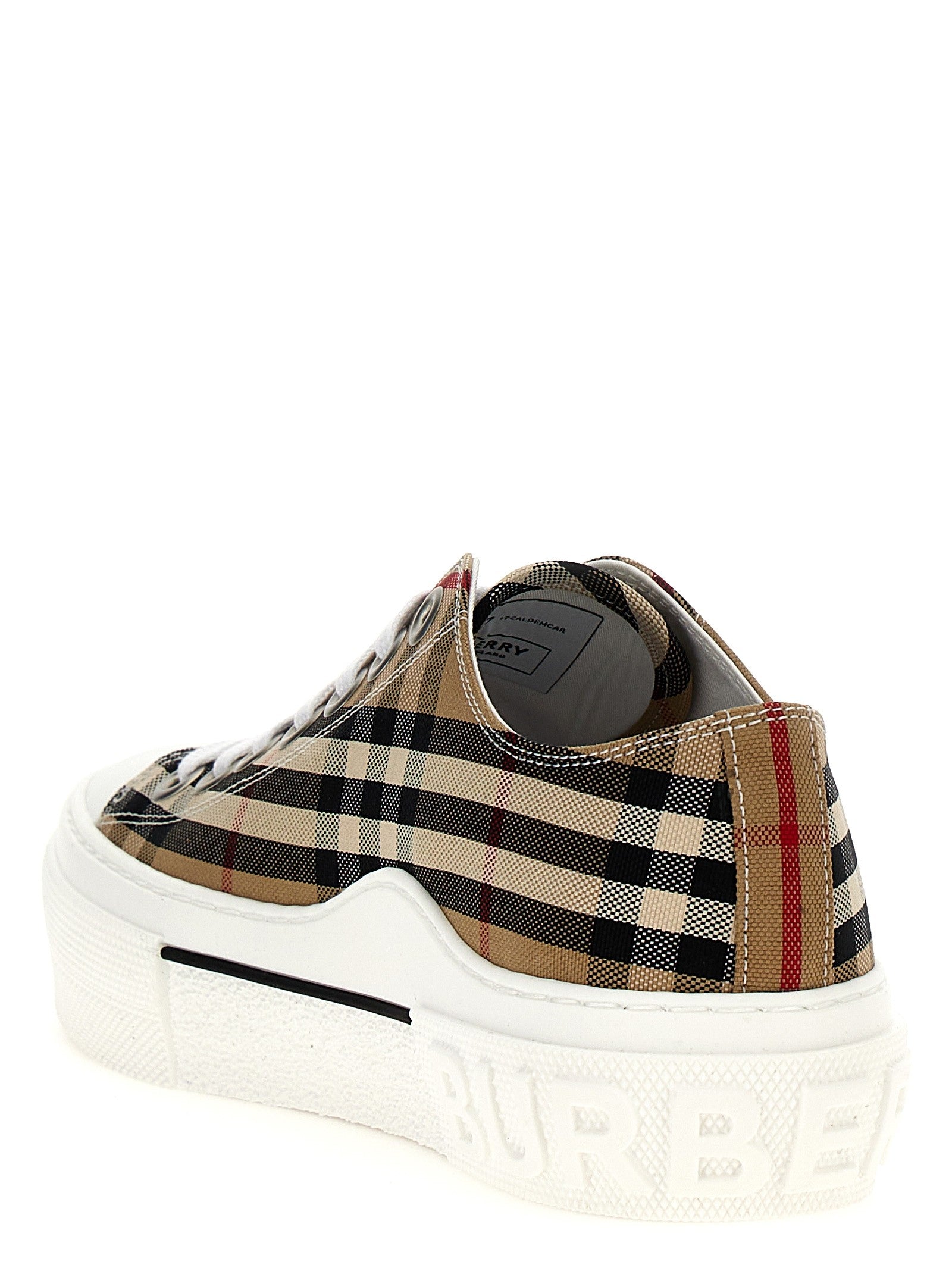 Burberry Check Sneakers Beige